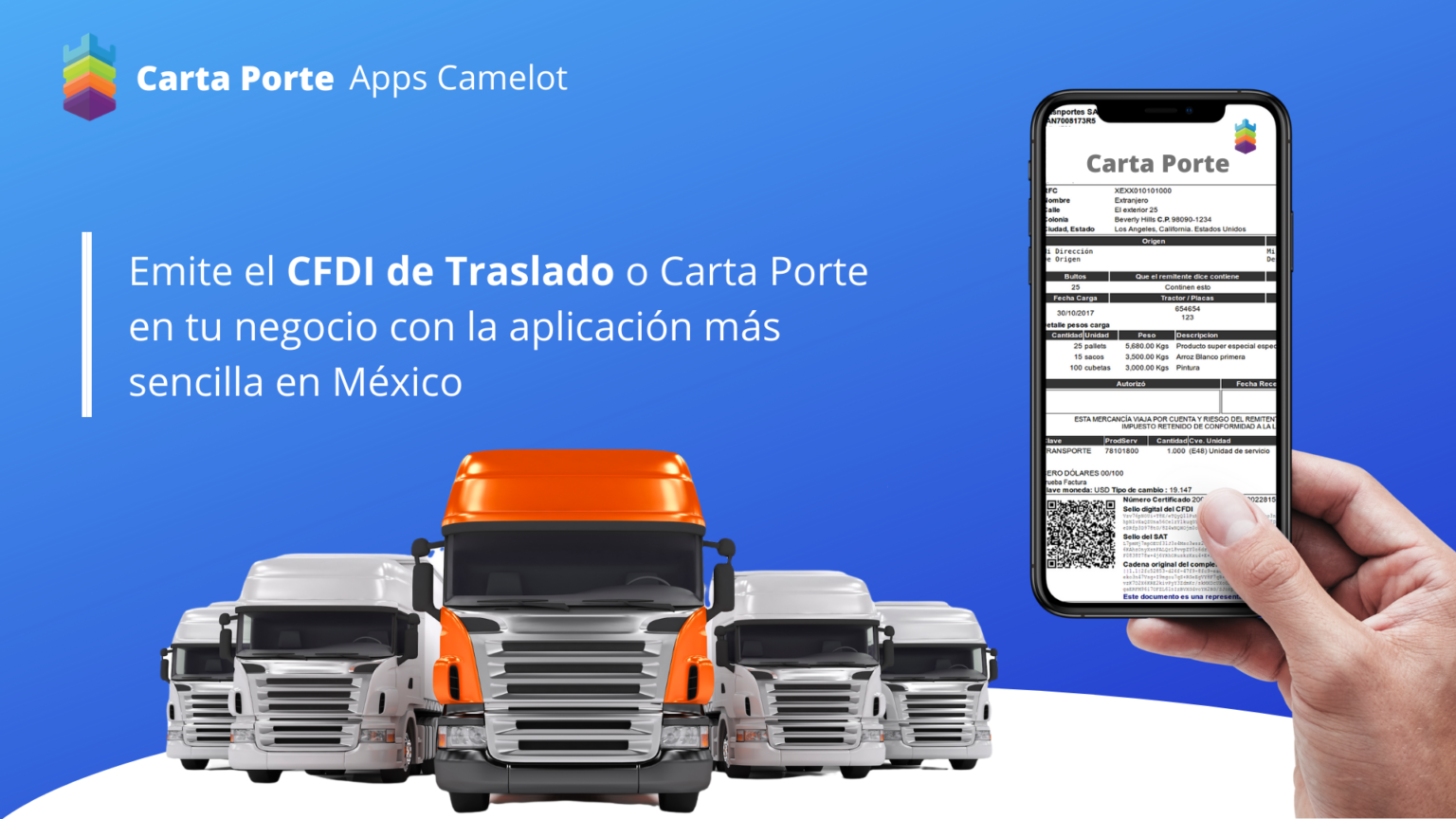 La Mejor Aplicación De Carta Porte 20 Para Transportistas Apps Camelot 7807