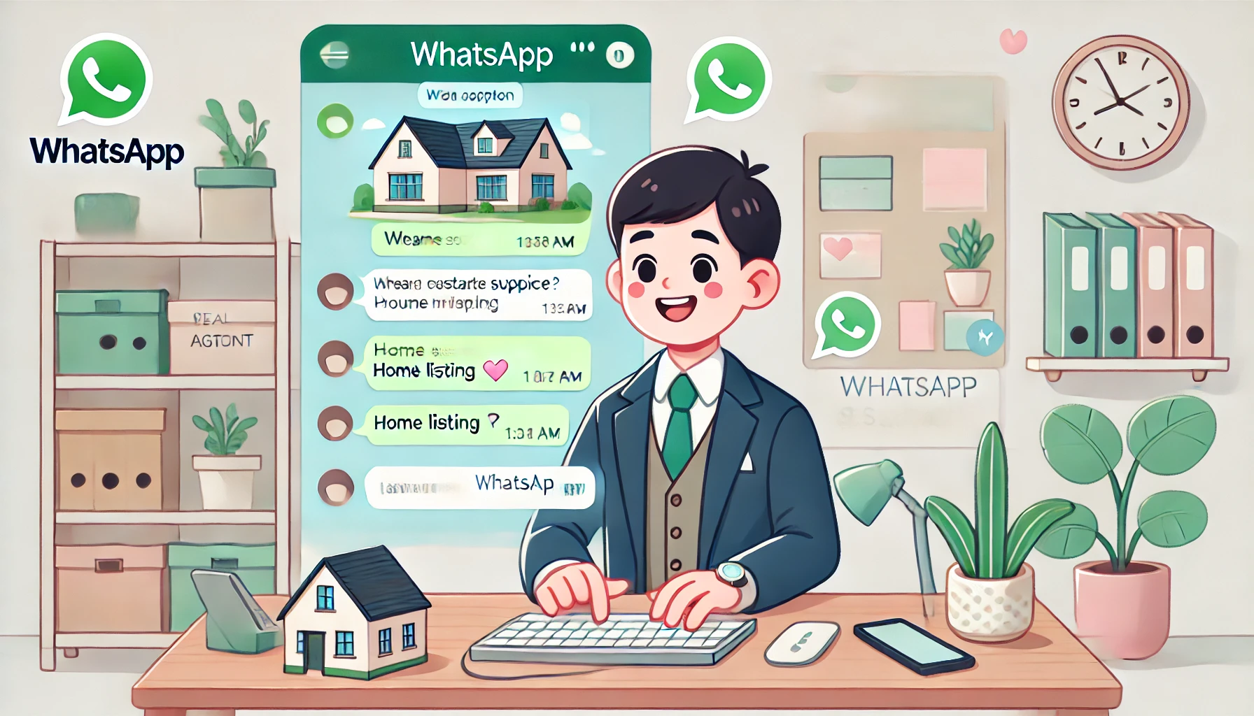 real estate agency via WhatsApp