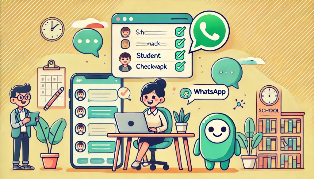 Sistema de gestión escolar con integración a WhatsApp
