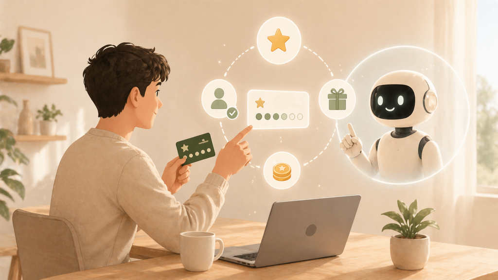 Customer points system