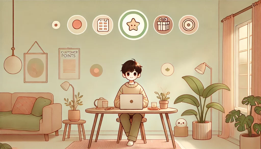 Customer points system