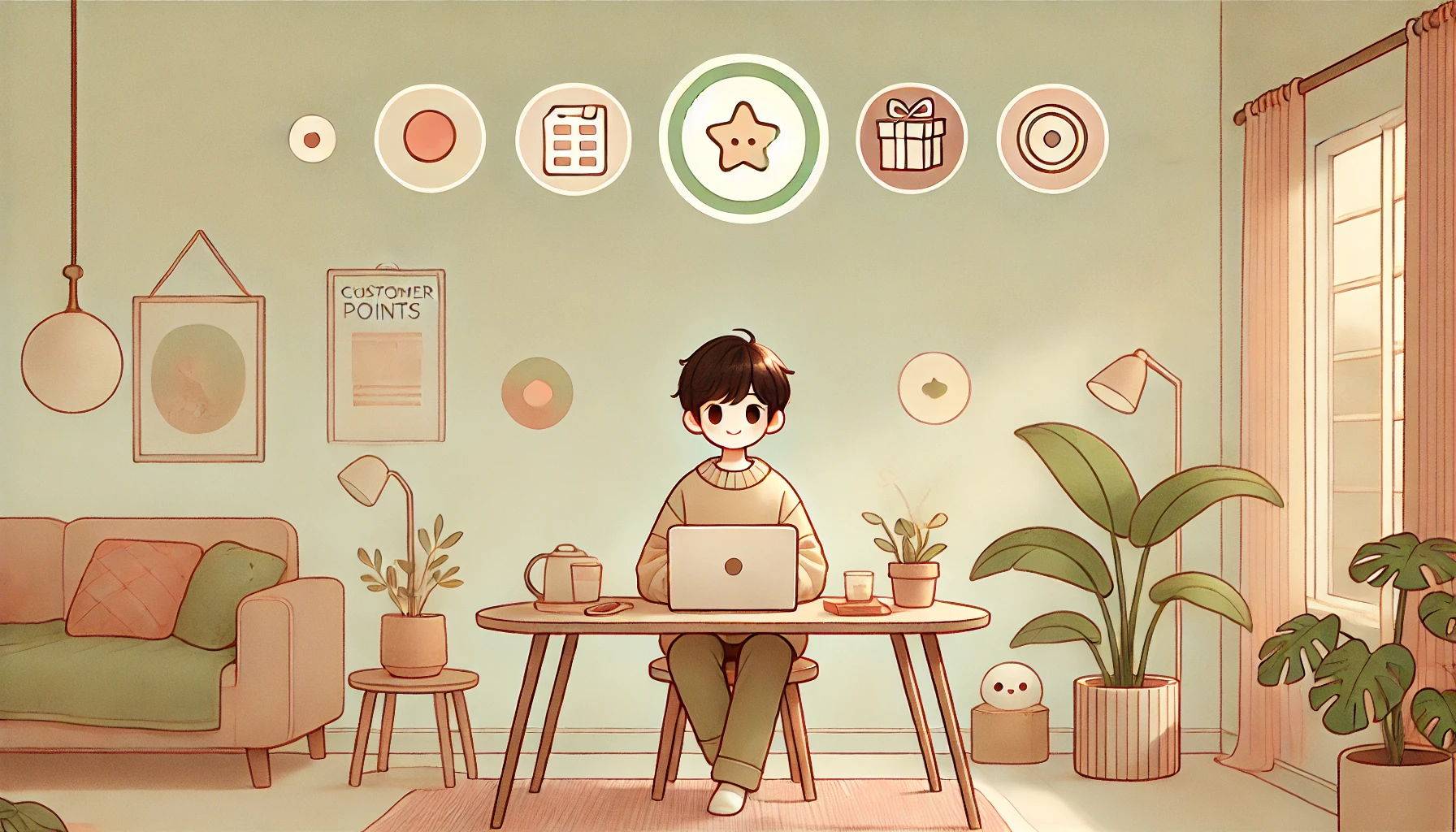 Customer points system