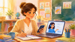 Asistente de maestra de primaria: apoyo digital para organizar la escuela